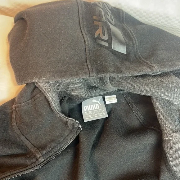 Puma X Ferrari Full Zip sweatshirt and sweatpants 2 piece Set Size L and XL